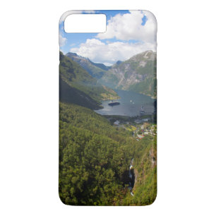 Geiranger Fjord landscape, Norway iPhone 8 Plus/7 Plus Case