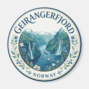Geirangerfjord Norway Magnet
