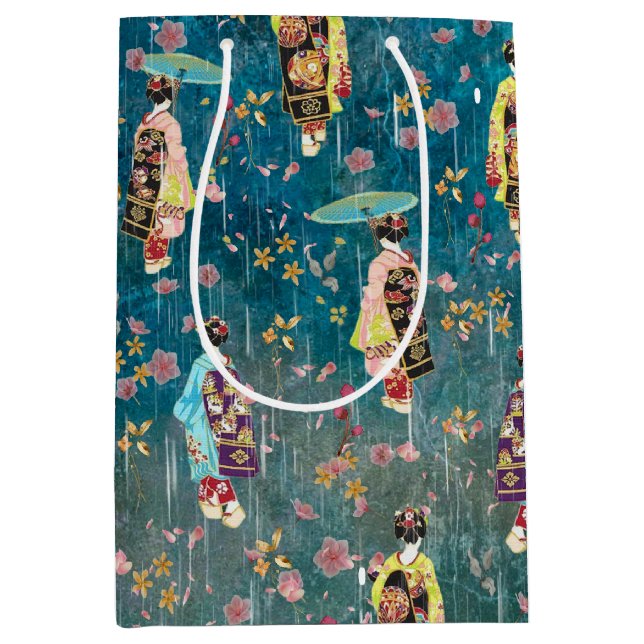 Geisha Art Medium Gift Bag (Front)