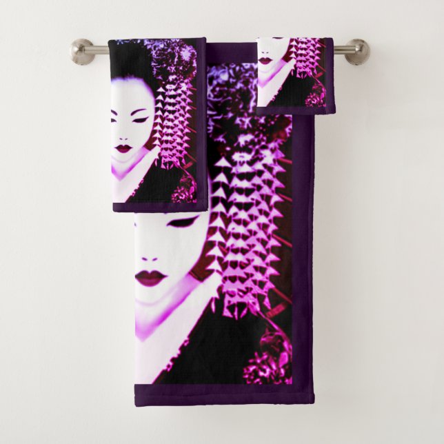 Geisha Bath Towel Set (Insitu)