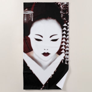 Geisha Beach Towel