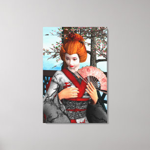 Geisha Canvas Print