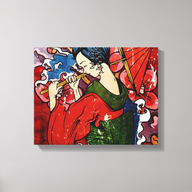 Geisha Canvas Print (Front)