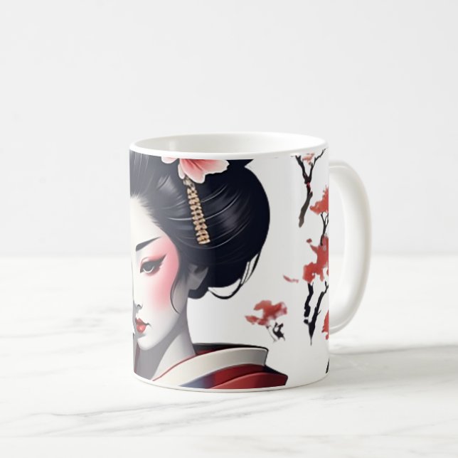 Geisha Coffee Mug (Front Right)