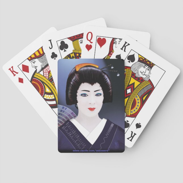 Geisha Colour Playing Cards (Back)