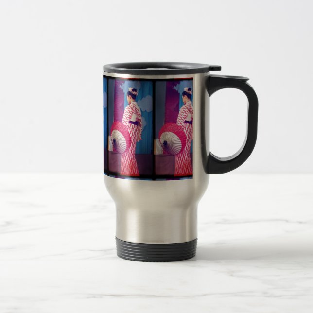 Geisha Dance Travel Mug (Right)