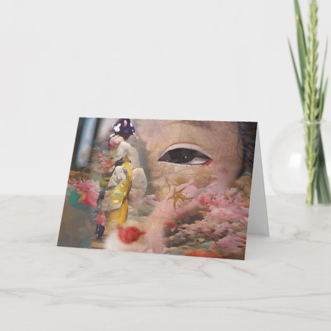 Geisha Dreams Note Card (Front)