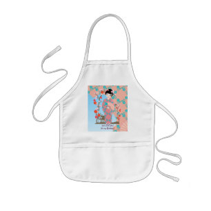 Geisha girl birthday party kids apron