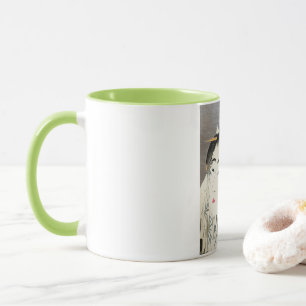 Geisha Japanese Vintage Oriental Asian Kimono Mug