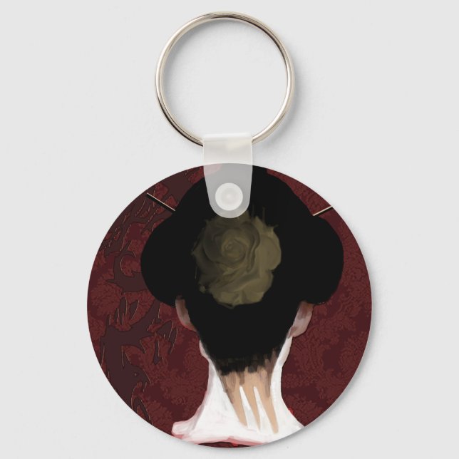 Geisha Keychain (Front)