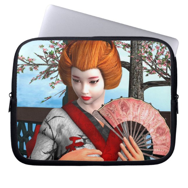 Geisha Laptop Sleeve (Front)