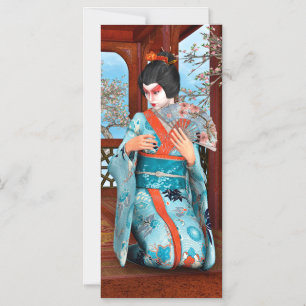 Geisha Magnetic Invitation