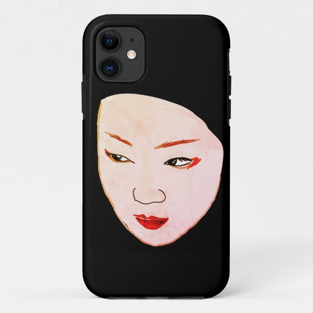 Geisha mask Case-Mate iPhone case (Back)