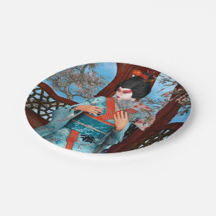 Geisha Paper Plate