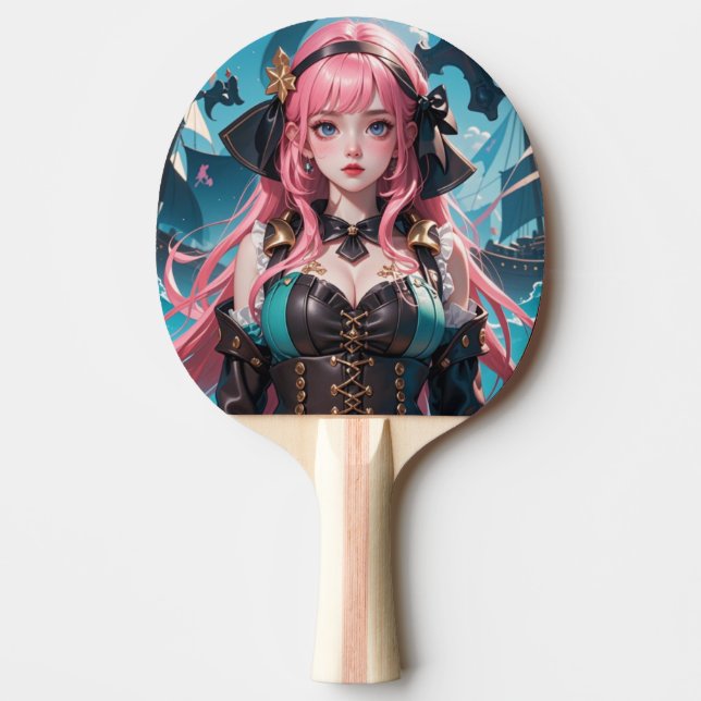 GEISHA PIRATE 2 PING PONG PADDLE (Front)