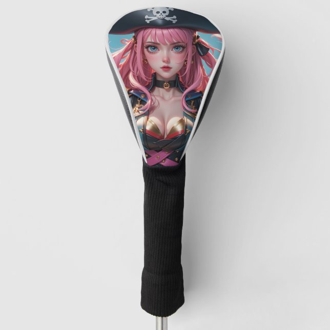 GEISHA PIRATE 3 GOLF HEAD COVER (Front)