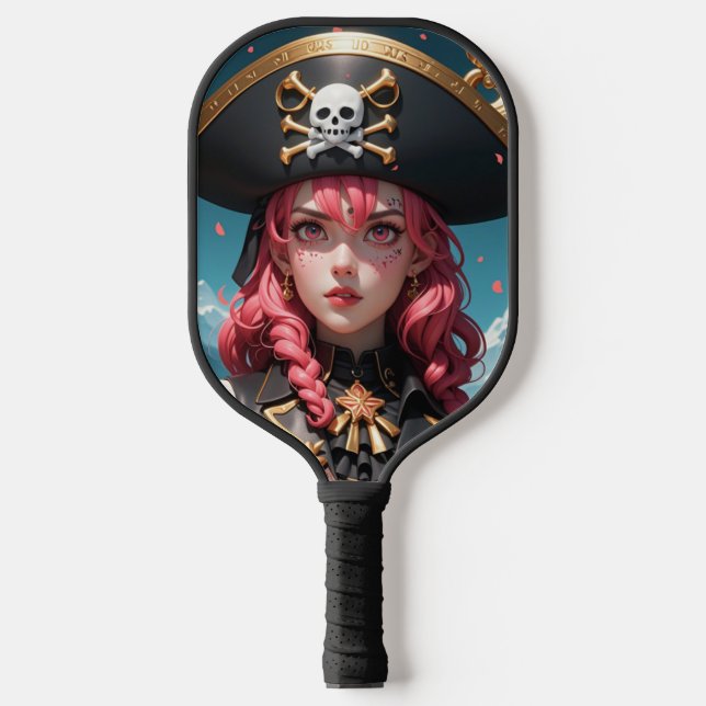 GEISHA PIRATE 4 PICKLEBALL PADDLE (Front)