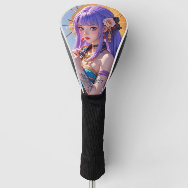 GEISHA PIRATE 8 GOLF HEAD COVER (Front)
