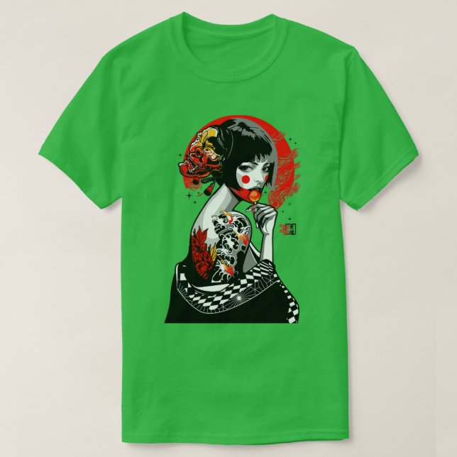 Geisha Pop T-Shirt (Design Front)