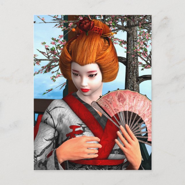 Geisha Postcard (Front)
