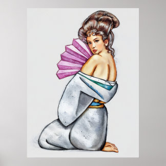 Geisha Poster Print 