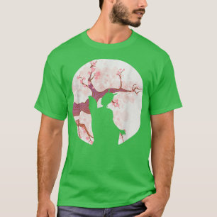 Geisha Sakura Cherry Blossom Japanese Kawaii Geish T-Shirt