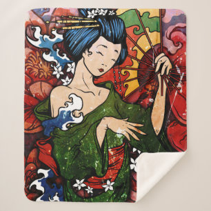 Geisha Sherpa Blanket