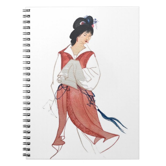Geisha Spiral Notebook (Front)