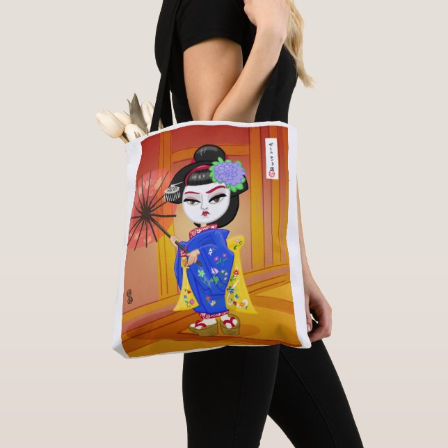 Geisha Tote Bag (Close Up)