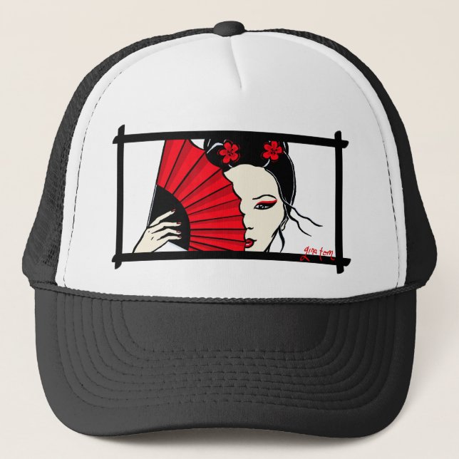 Geisha Trucker Hat (Front)