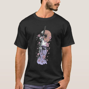 Geisha With Japanese Geisha And Japan Geisha T-Shirt