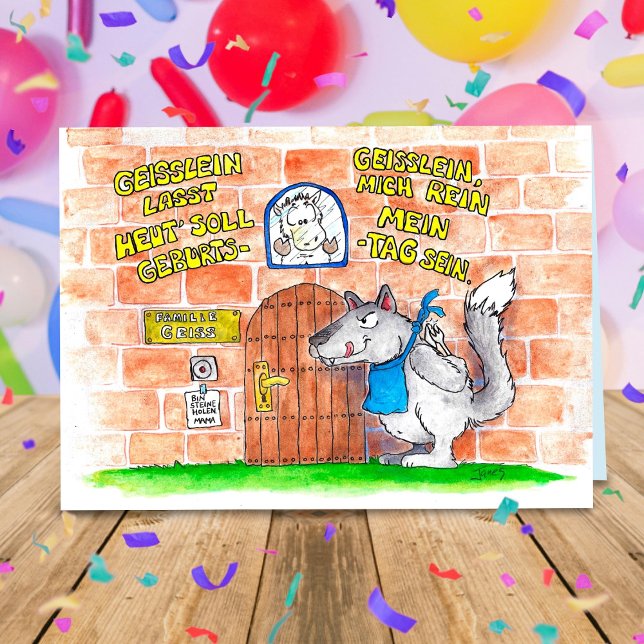 Geisslein Birthday greeting card by Nicole Janes (Creator Uploaded)