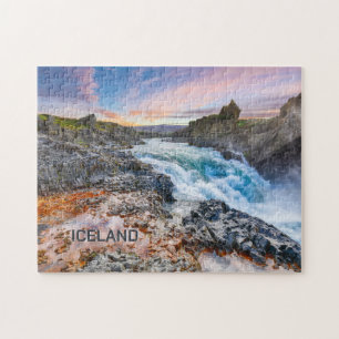 Geitafoss Waterfalls, Iceland Jigsaw Puzzle
