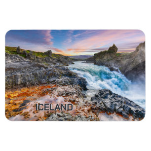 Geitafoss Waterfalls, Iceland Magnet