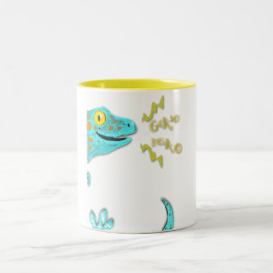 "Gekko gecko" Cute Calling Tokay Gecko Two-Tone Coffee Mug