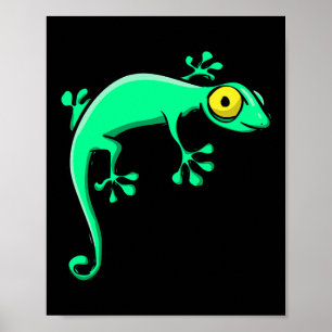 Gekko Lizard Halloween Costume Funny Halloween  Poster
