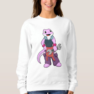 Geko as Mechanic with Wrench Sweatshirt