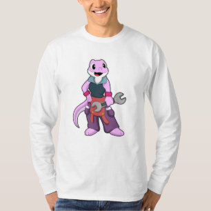 Geko as Mechanic with Wrench T-Shirt