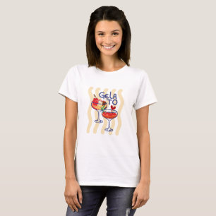 🍦 GELA TO – Cute Retro Gelato Graphic T-Shirt