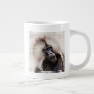 Gelada Baboon, Ethiopia Large Coffee Mug