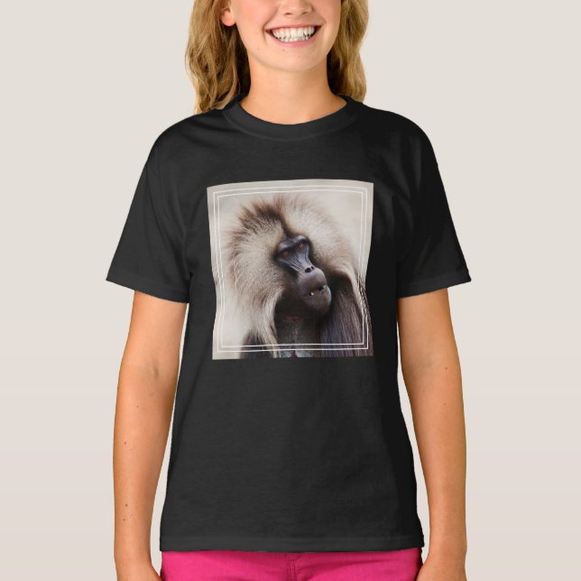 Gelada Baboon, Ethiopia T-Shirt (Front)