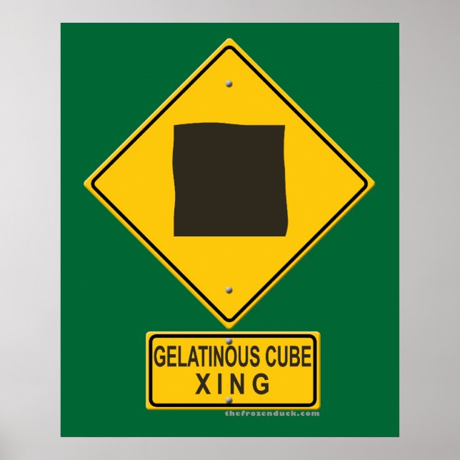 Gelatinous Cube XING Poster (Front)