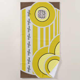 GELATO AL LIMONE beach towel m3galleryStudio