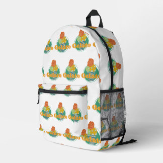 gelato cup printed backpack