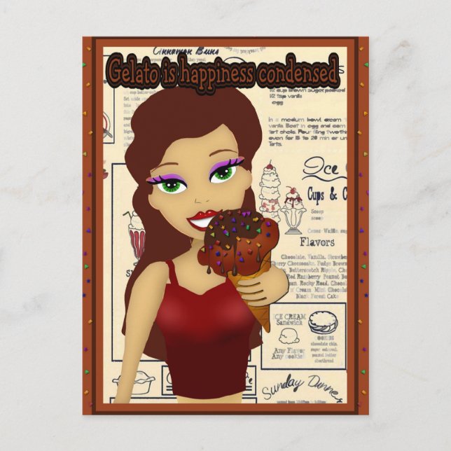 Gelato Postcard (Front)