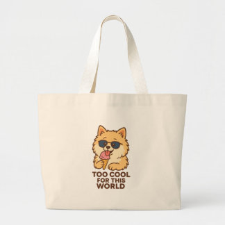 Gelato Time – Doggy Edition Large Tote Bag