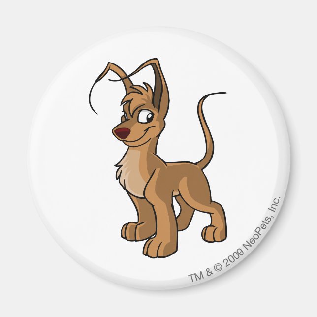Gelert Brown Magnet (Front)