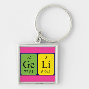 Geli periodic table name keyring
