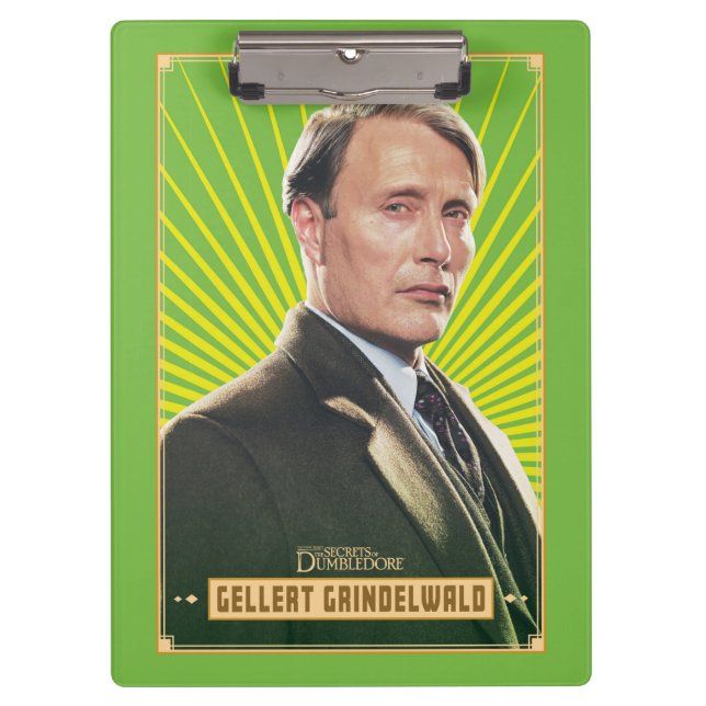 Gellert Grindelwald Character Graphic Clipboard (Front)