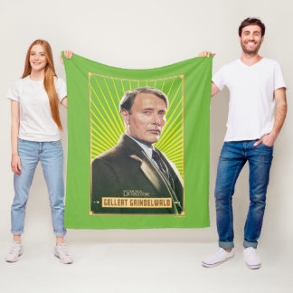 Gellert Grindelwald Character Graphic Fleece Blanket